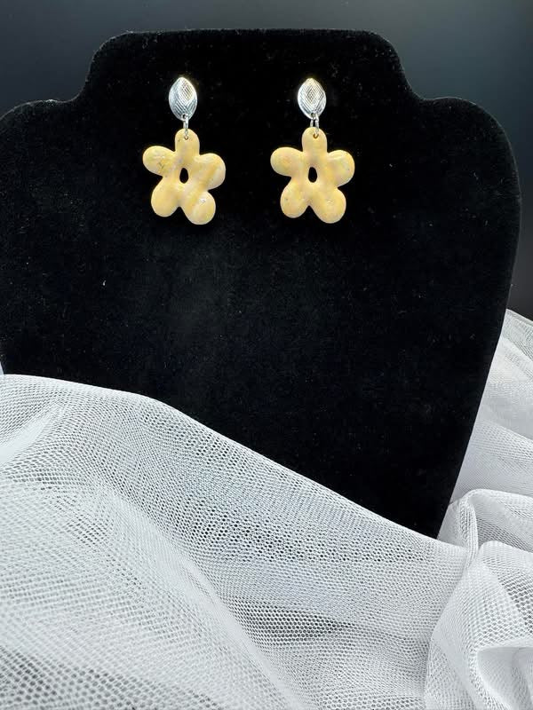 Sunlit Petal Bloom Dangle Earrings