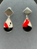 Wild Ember Teardrop Earrings