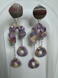 Marble Sands Trio Drop Earrings