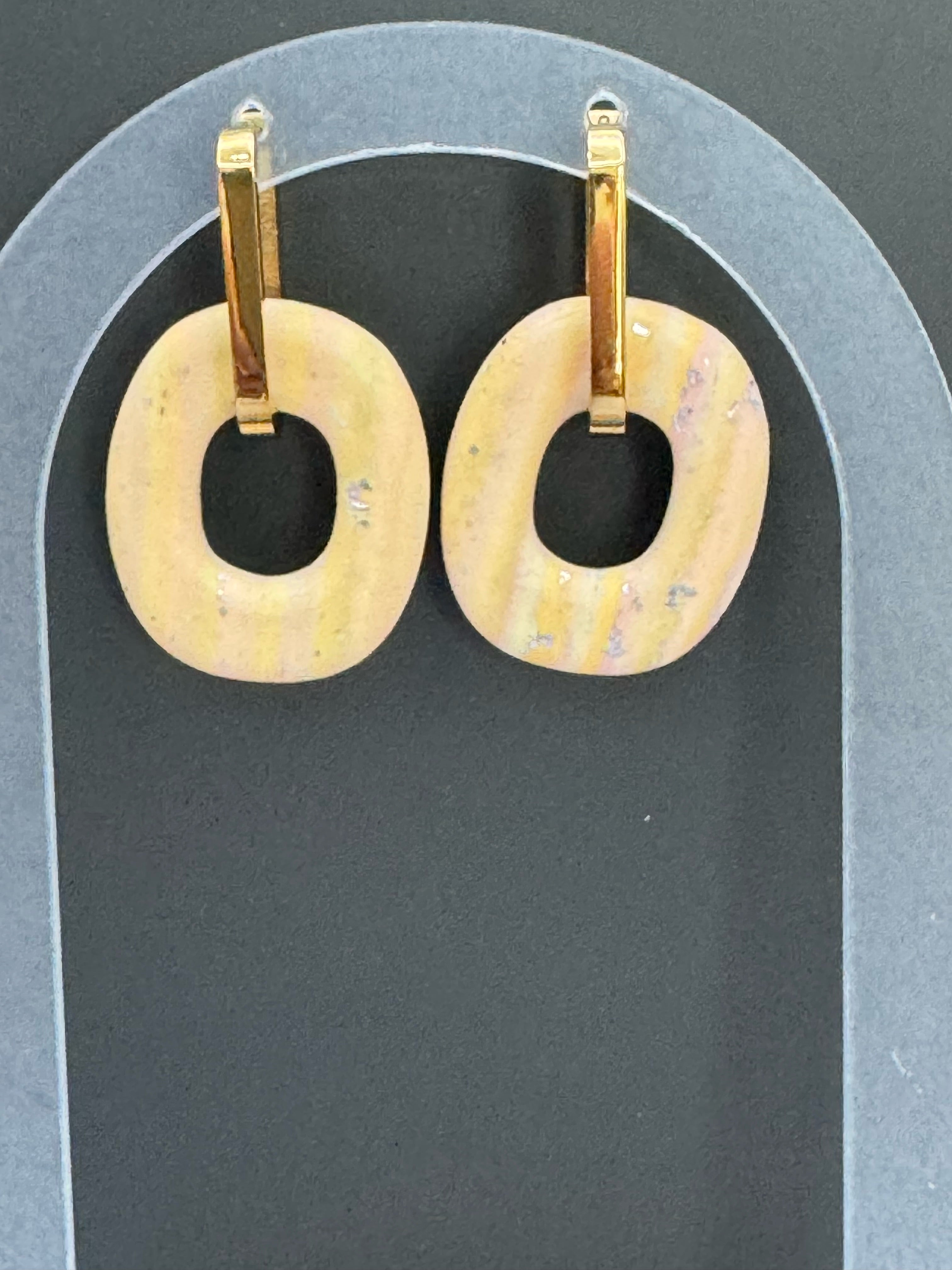 Soft Speckled Earrings
