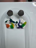 Color Burst Bloom Earrings
