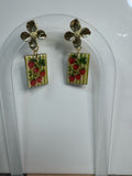 Strawberry Garden Drop Earrings